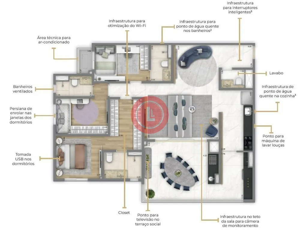 Apartamento, 3 quartos, 104 m² - Foto 15