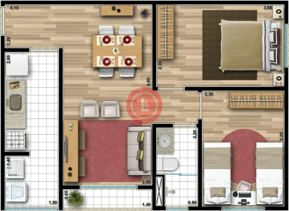 Apartamento, 2 quartos, 48 m² - Foto 12