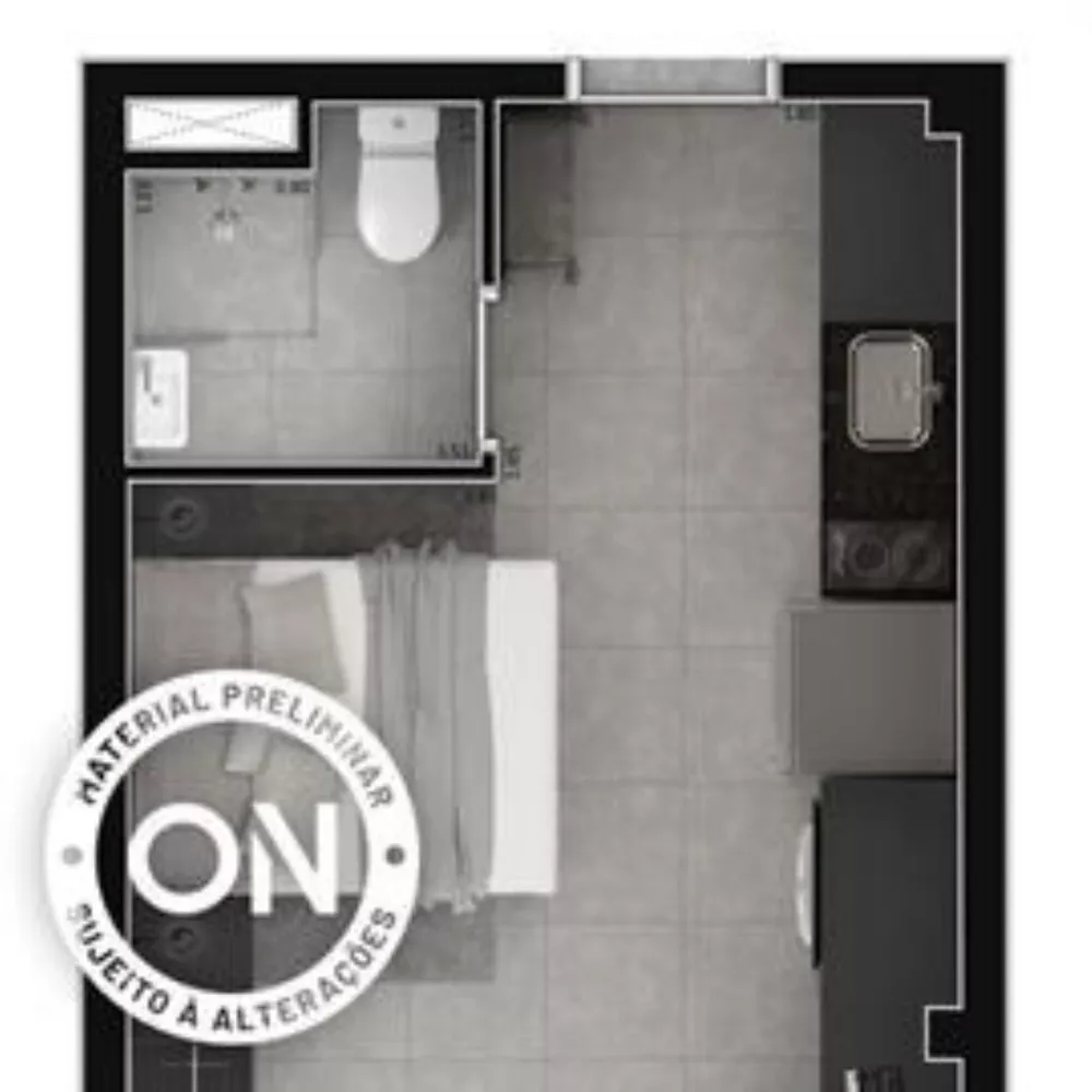 Apartamento, 1 quarto, 21 m² - Foto 12