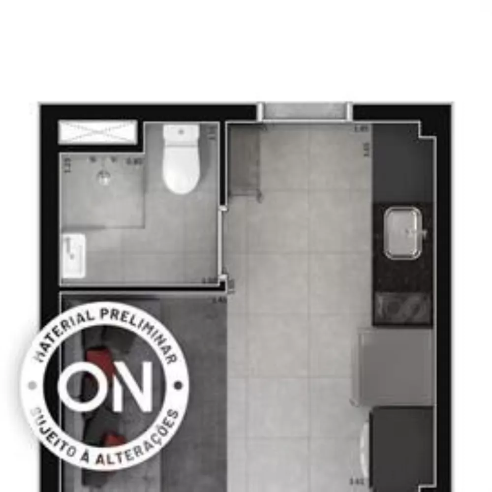 Apartamento, 1 quarto, 21 m² - Foto 8