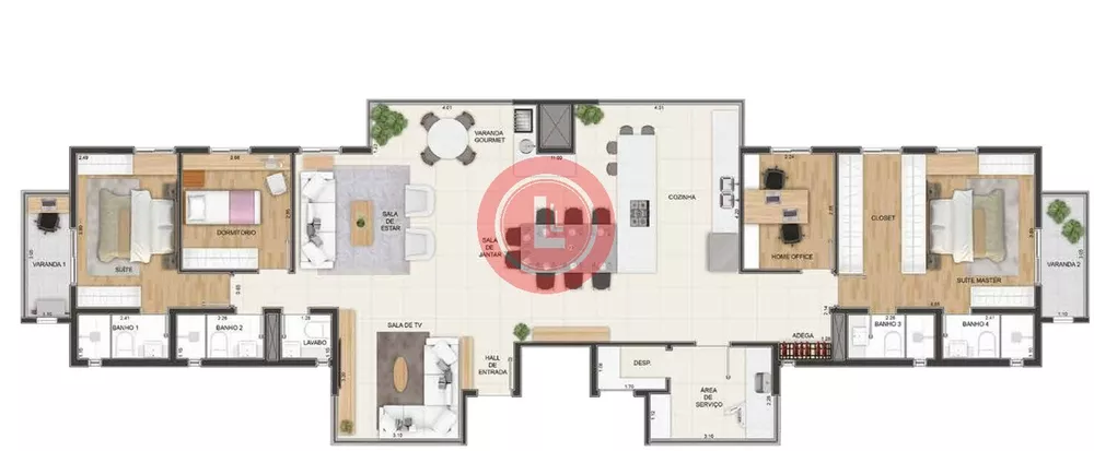 Apartamento, 3 quartos, 83 m² - Foto 7