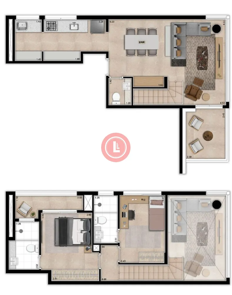 Loft, 61 m² - Foto 3