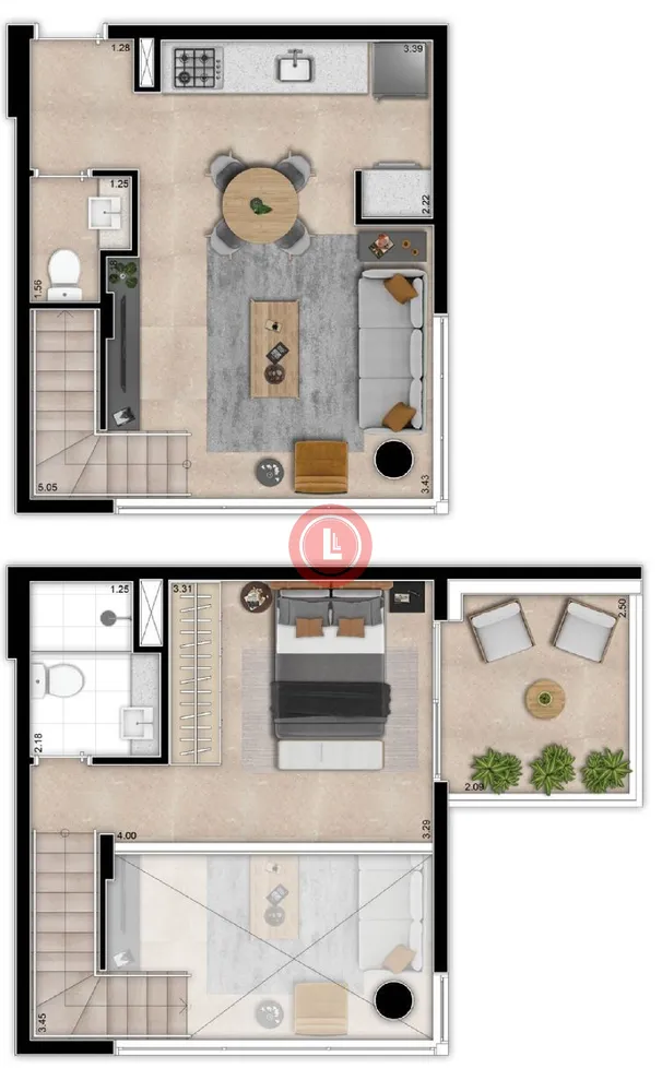 Loft, 61 m² - Foto 4