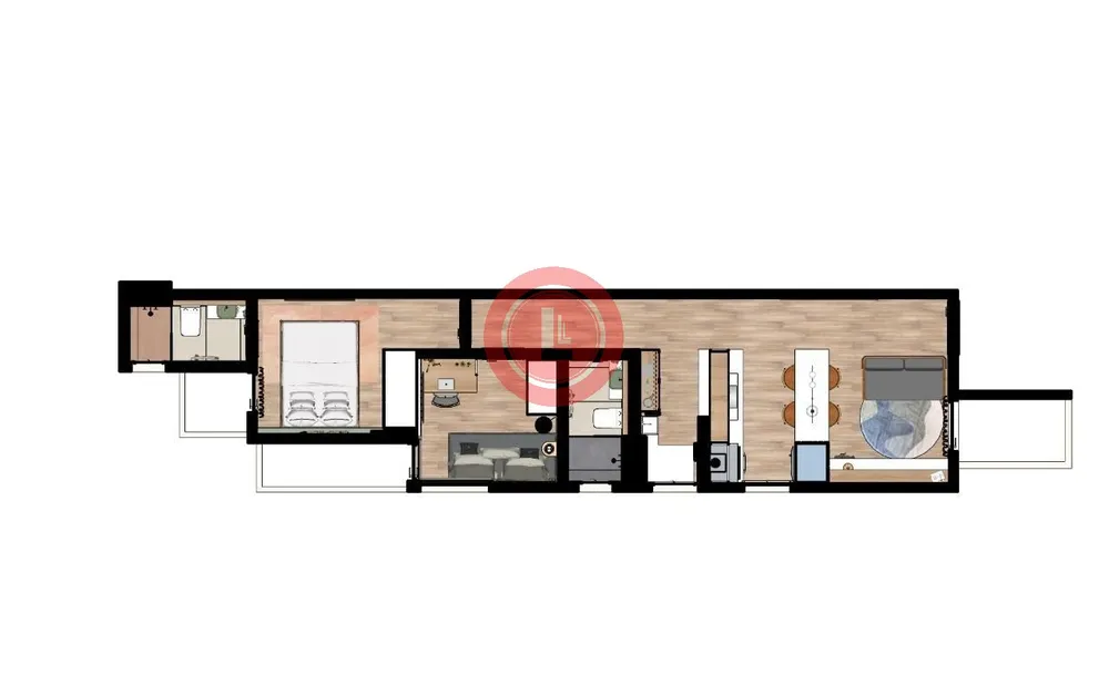 Apartamento, 2 quartos, 61 m² - Foto 3
