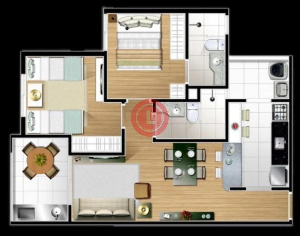 Apartamento, 2 quartos, 62 m² - Foto 3