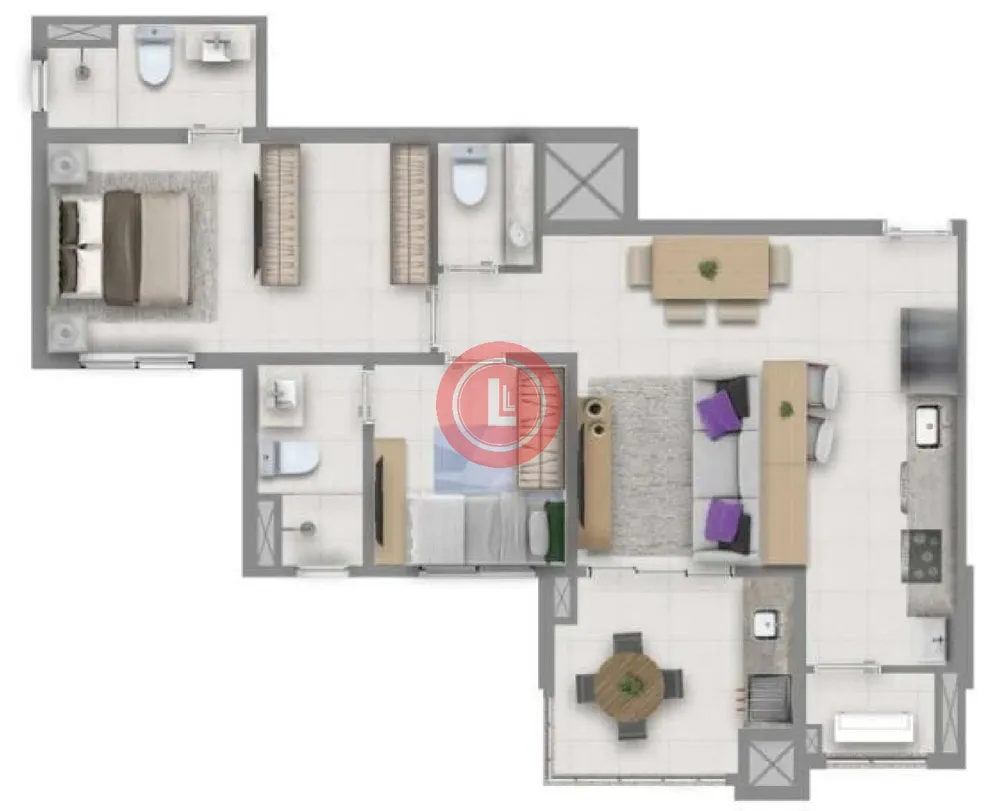 Apartamento, 2 quartos, 70 m² - Foto 8