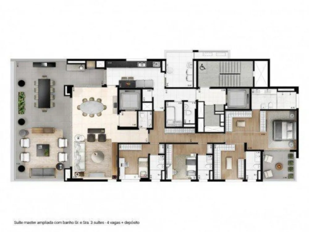 Apartamento, 4 quartos, 278 m² - Foto 13
