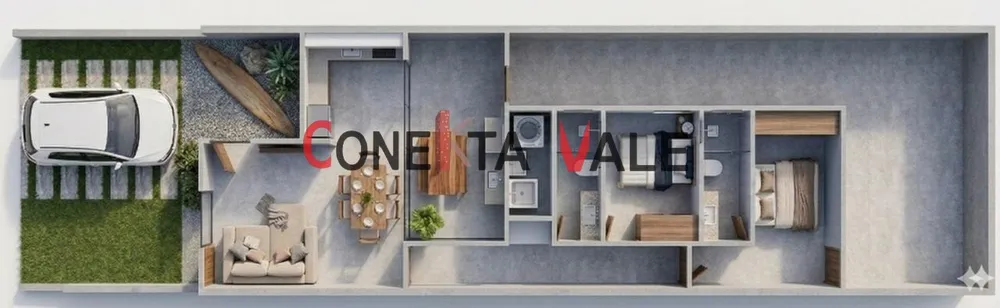 Casa, 2 quartos, 71 m² - Foto 8