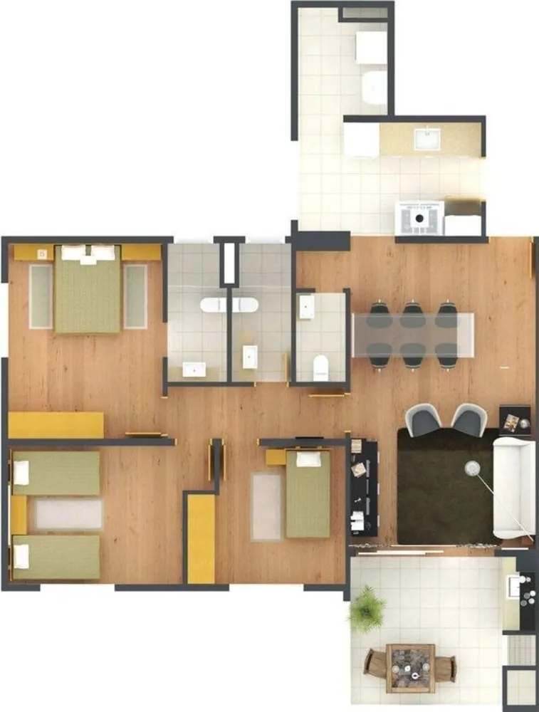 Apartamento, 3 quartos, 101 m² - Foto 8