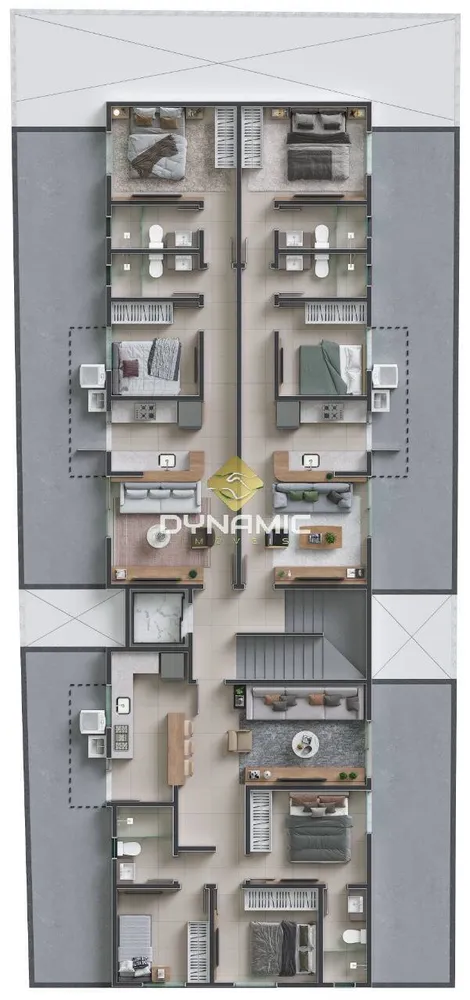 Apartamento, 3 quartos - Foto 1