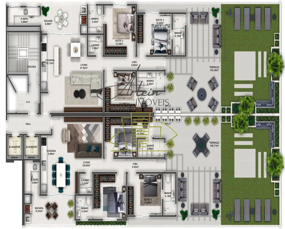 Apartamento, 3 quartos, 116 m² - Foto 8
