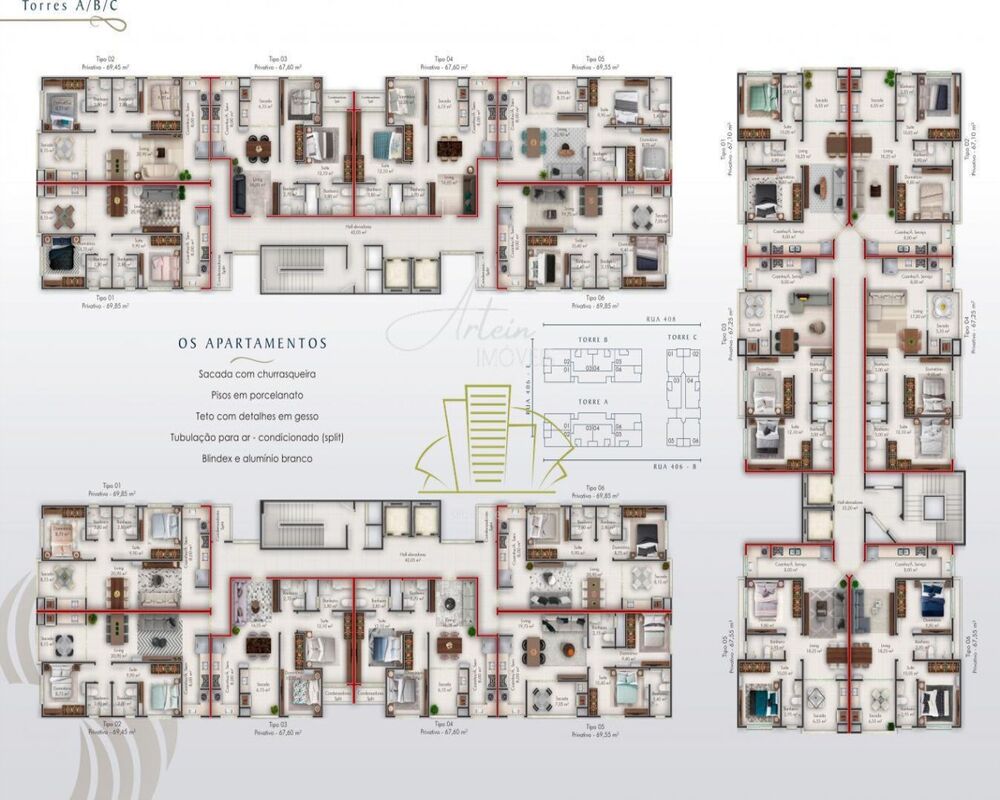 Apartamento, 2 quartos, 69 m² - Foto 11