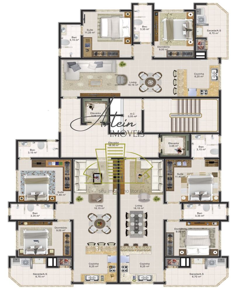 Apartamento, 2 quartos, 70 m² - Foto 9