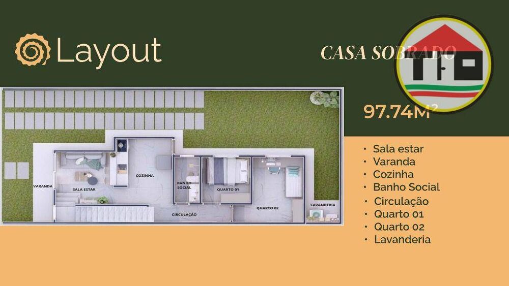 Casa de Condomínio à venda com 2 quartos, 66m² - Foto 4