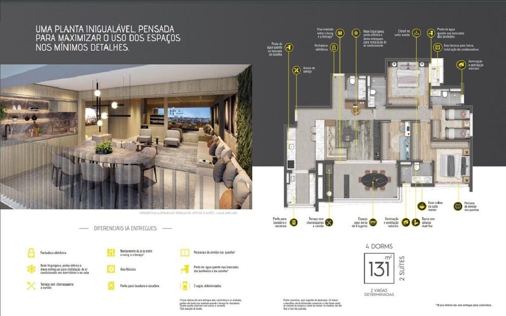 Apartamento, 4 quartos, 131 m² - Foto 1