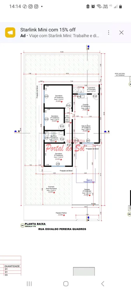 Casa, 3 quartos, 69 m² - Foto 3