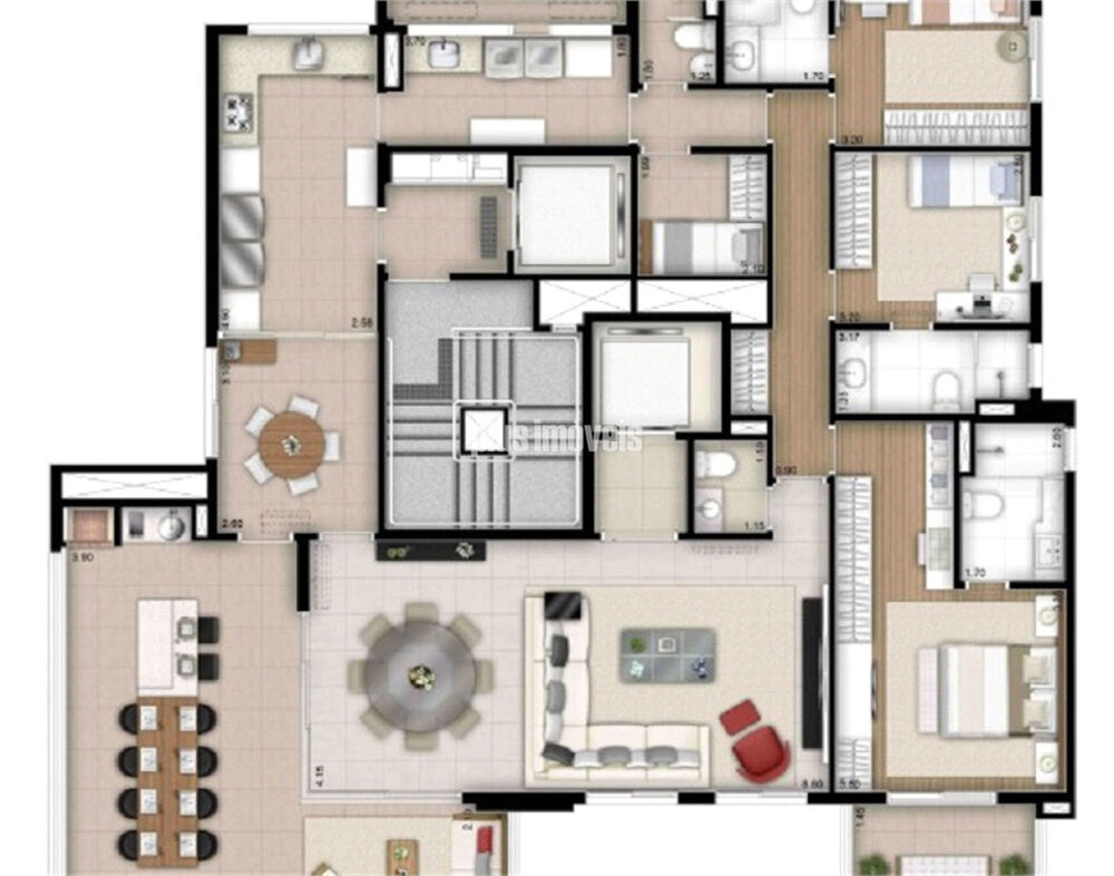 Apartamento, 3 quartos, 202 m² - Foto 6
