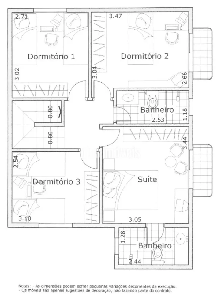 Casa de Condomínio, 4 quartos - Foto 12