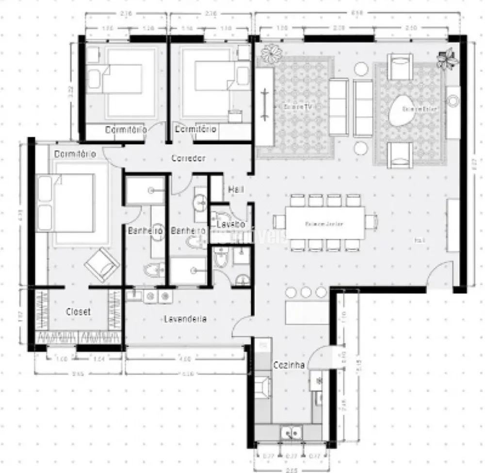 Apartamento, 3 quartos, 148 m² - Foto 4