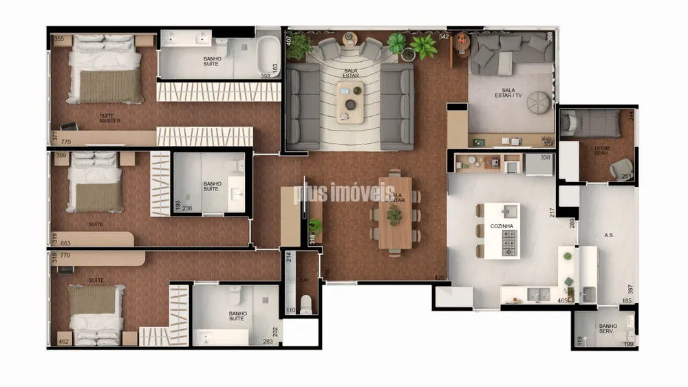 Apartamento, 3 quartos, 213 m² - Foto 3