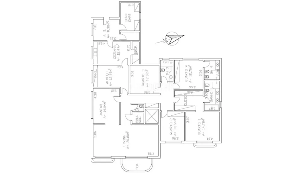 Apartamento, 4 quartos, 218 m² - Foto 4