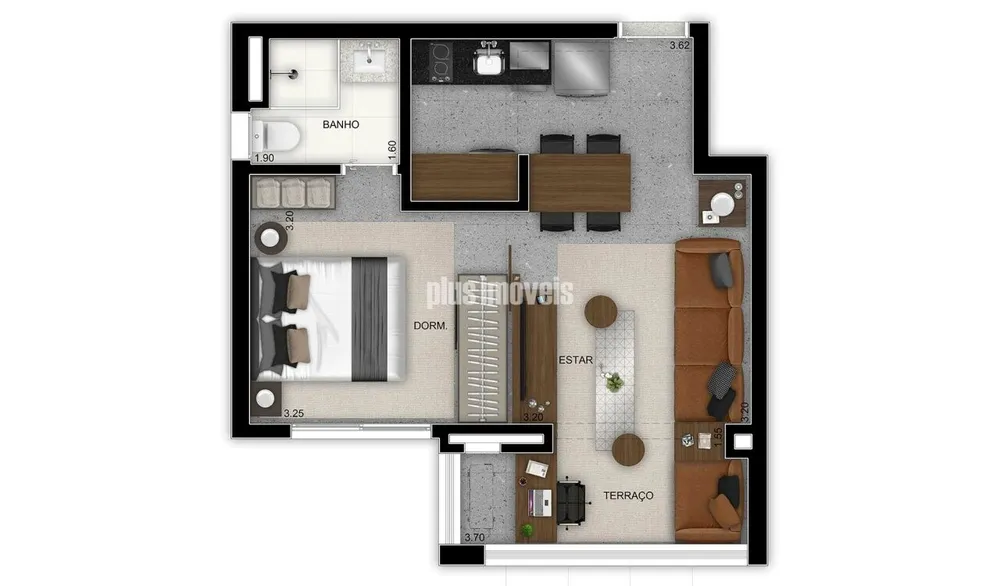Apartamento, 1 quarto, 38 m² - Foto 16