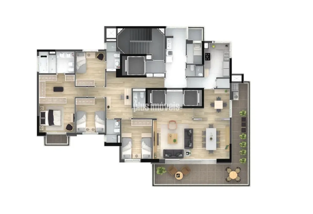 Apartamento, 4 quartos, 226 m² - Foto 7