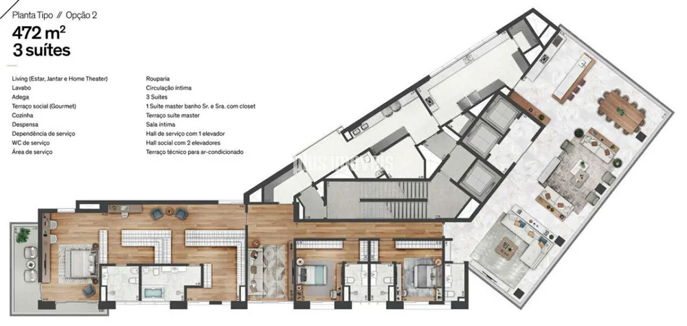Apartamento, 4 quartos, 472 m² - Foto 4