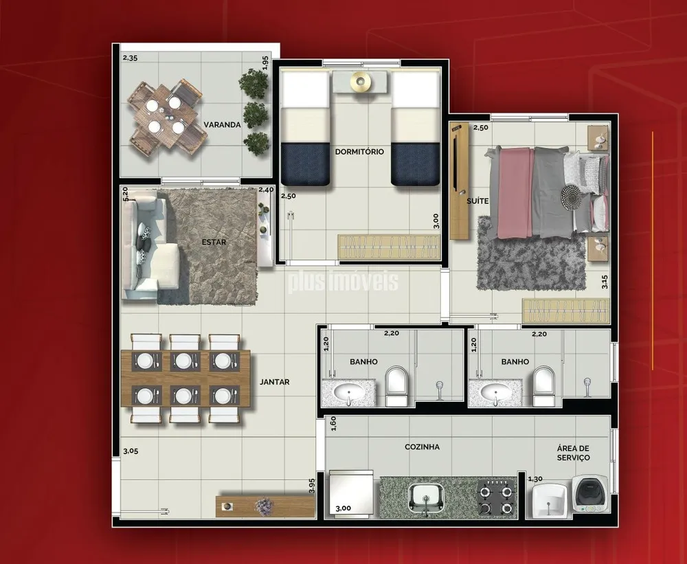 Apartamento, 2 quartos, 56 m² - Foto 15