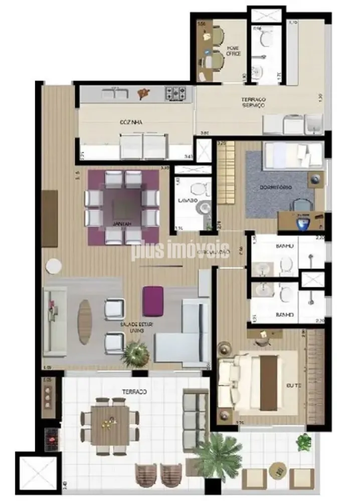 Apartamento, 2 quartos, 115 m² - Foto 3