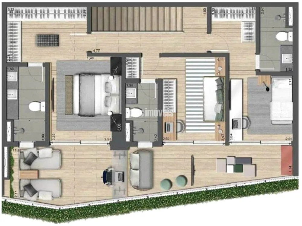 Apartamento, 2 quartos, 91 m² - Foto 4