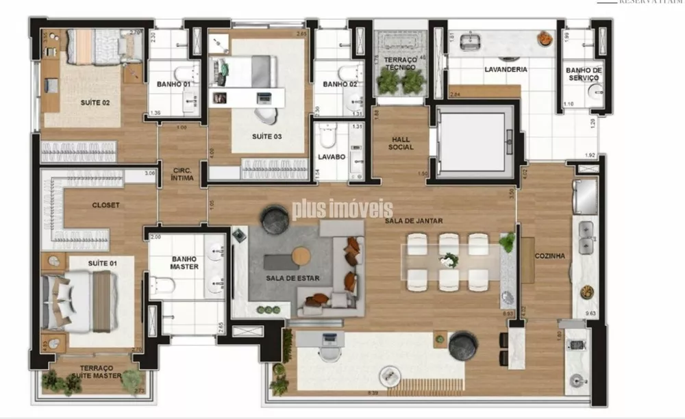 Apartamento à venda com 4 quartos, 310m² - Foto 11