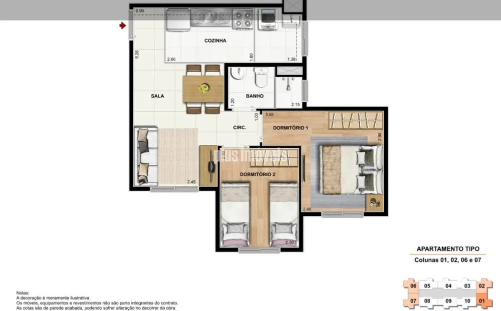 Apartamento, 2 quartos, 41 m² - Foto 8