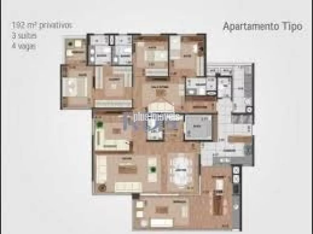 Apartamento, 3 quartos, 192 m² - Foto 8