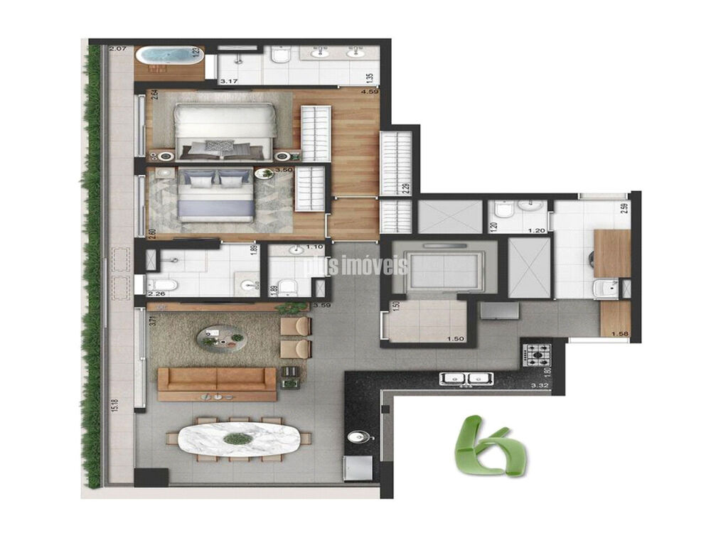 Apartamento, 4 quartos, 403 m² - Foto 8