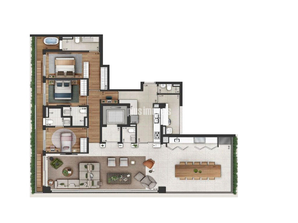 Apartamento, 4 quartos, 403 m² - Foto 3