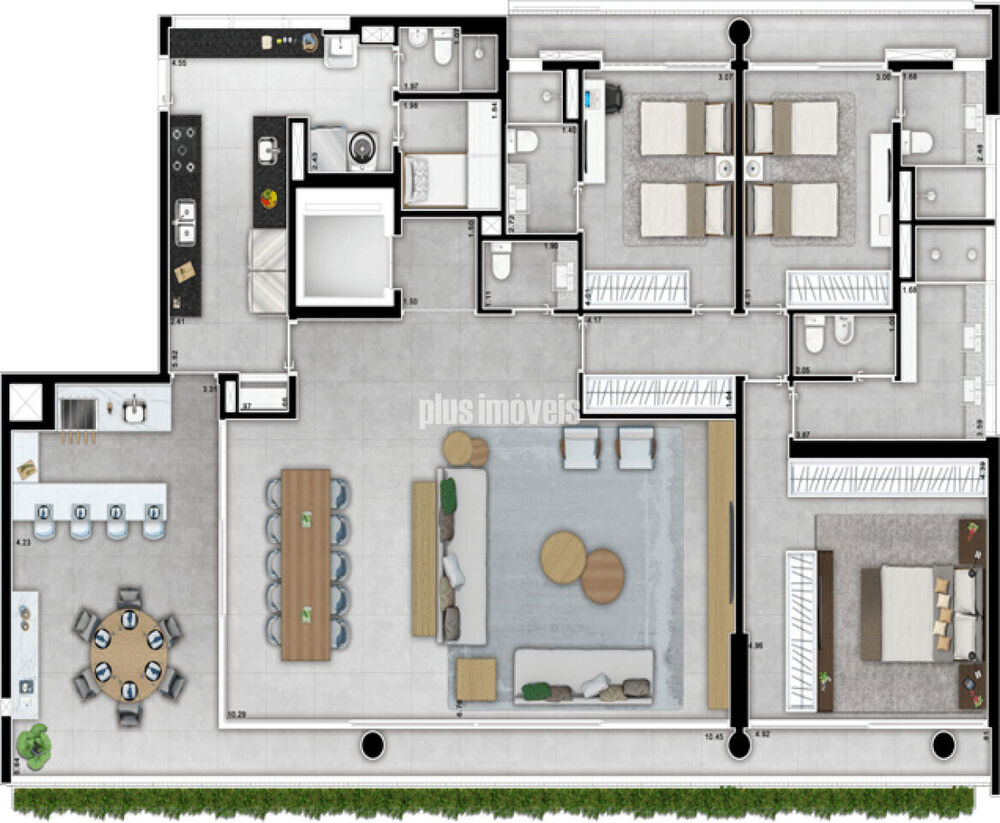 Apartamento, 3 quartos, 252 m² - Foto 13