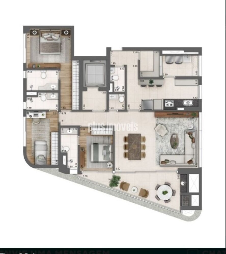 Apartamento, 3 quartos, 153 m² - Foto 2