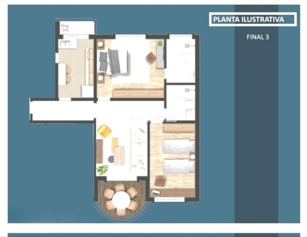 Apartamento, 2 quartos, 80 m² - Foto 8