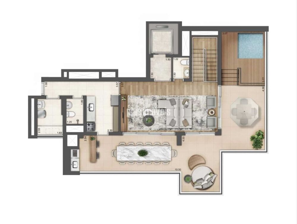 Apartamento, 4 quartos, 304 m² - Foto 3