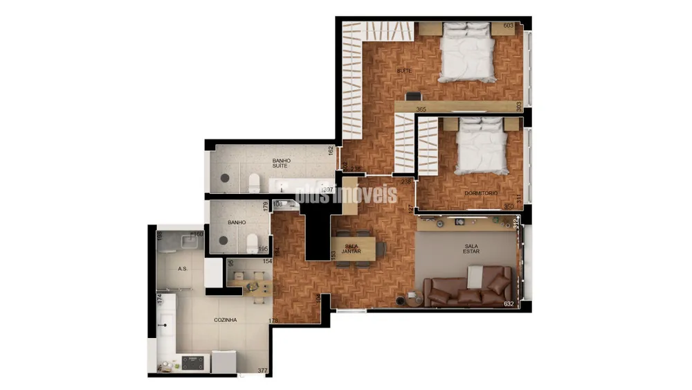 Apartamento, 2 quartos, 121 m² - Foto 2
