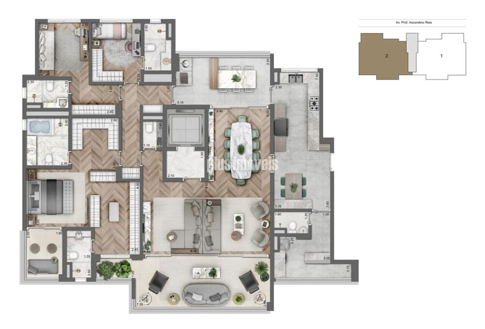 Apartamento, 4 quartos, 230 m² - Foto 18