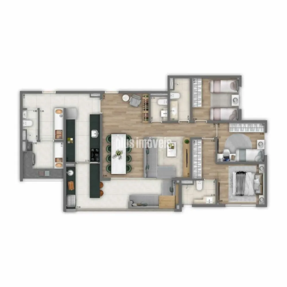Apartamento, 3 quartos, 94 m² - Foto 9