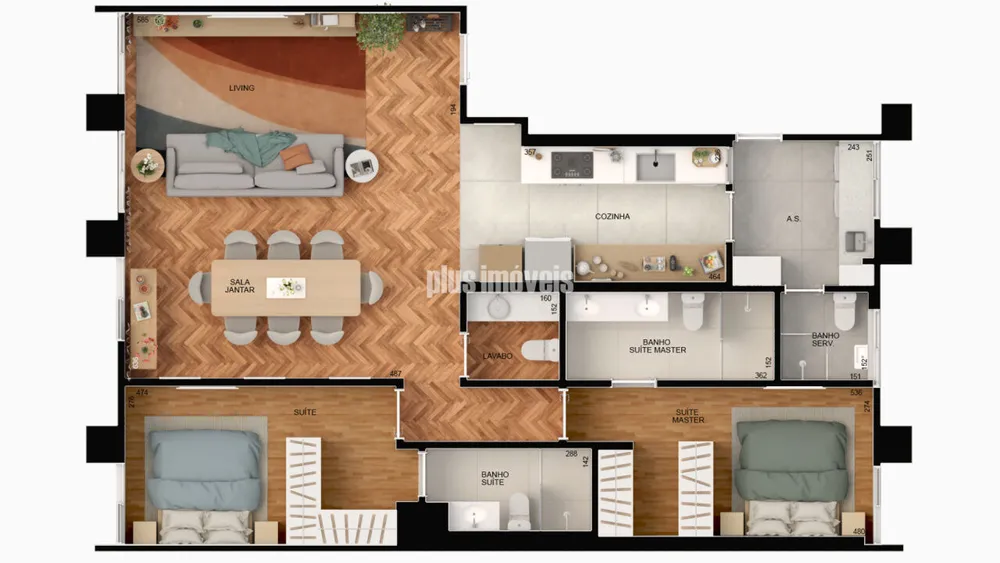 Apartamento, 2 quartos, 115 m² - Foto 4