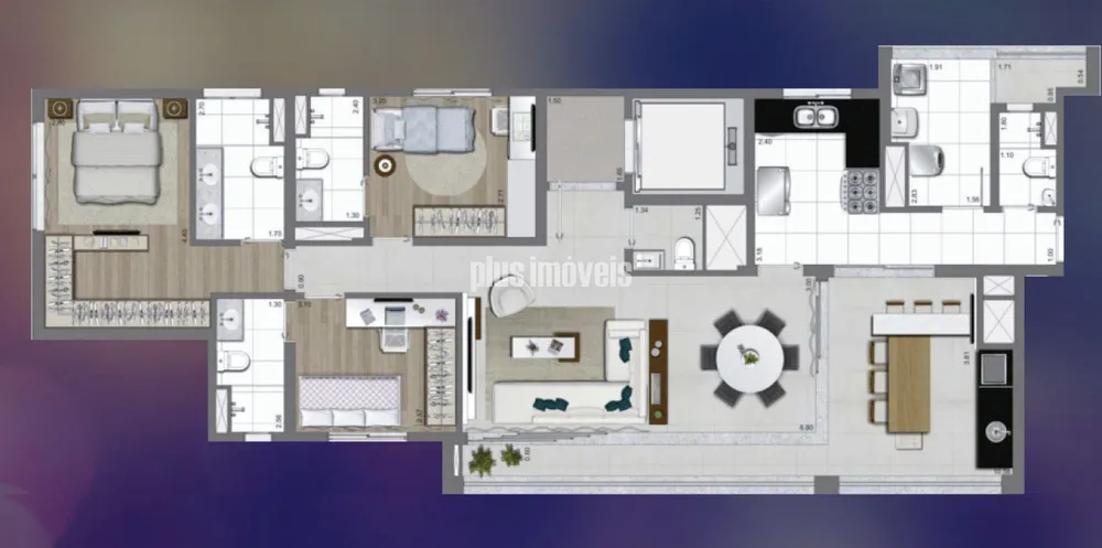 Apartamento, 2 quartos, 133 m² - Foto 6