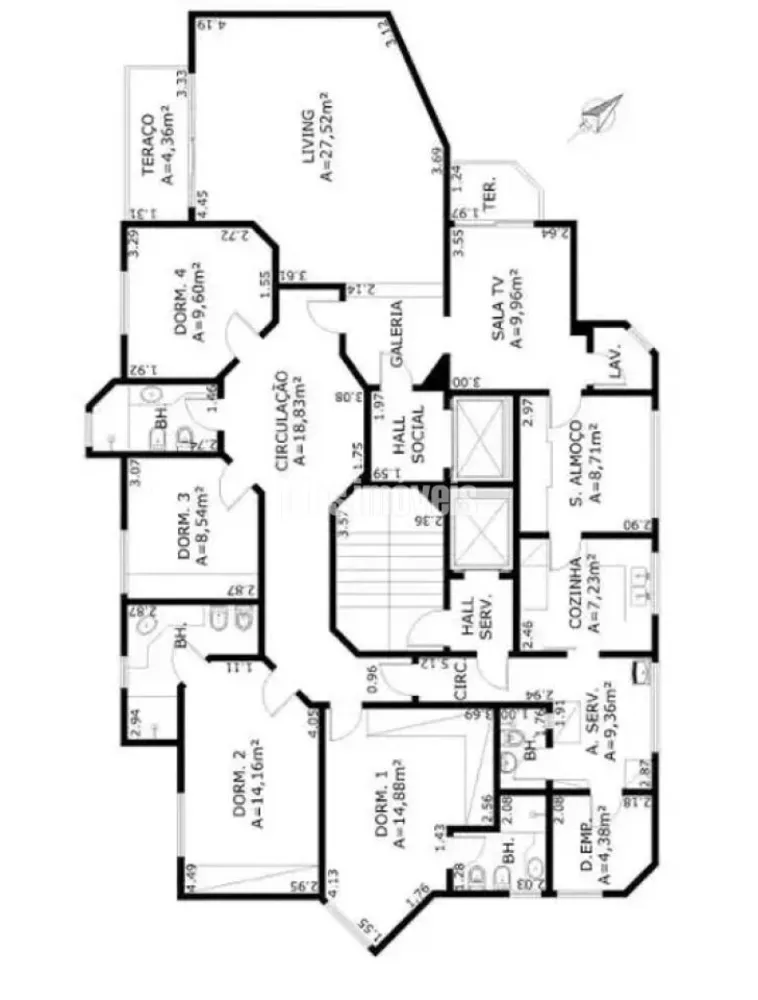 Apartamento, 3 quartos, 180 m² - Foto 4