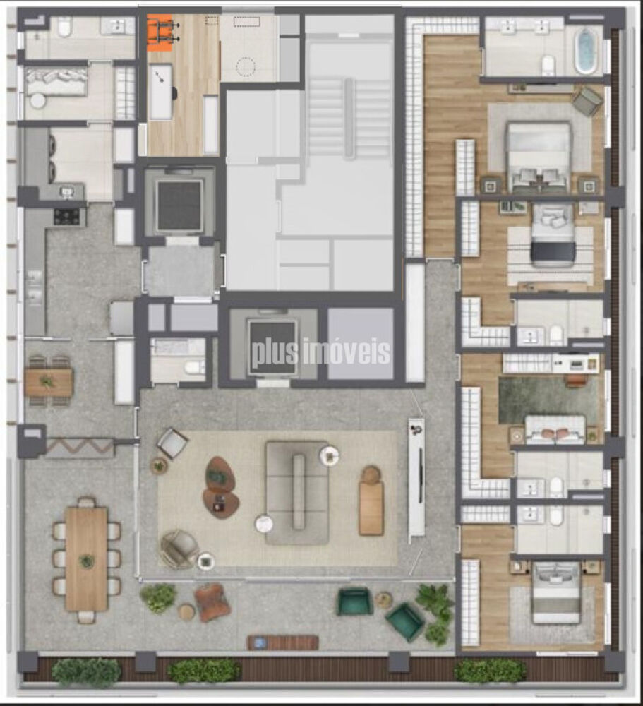 Apartamento, 4 quartos, 289 m² - Foto 7