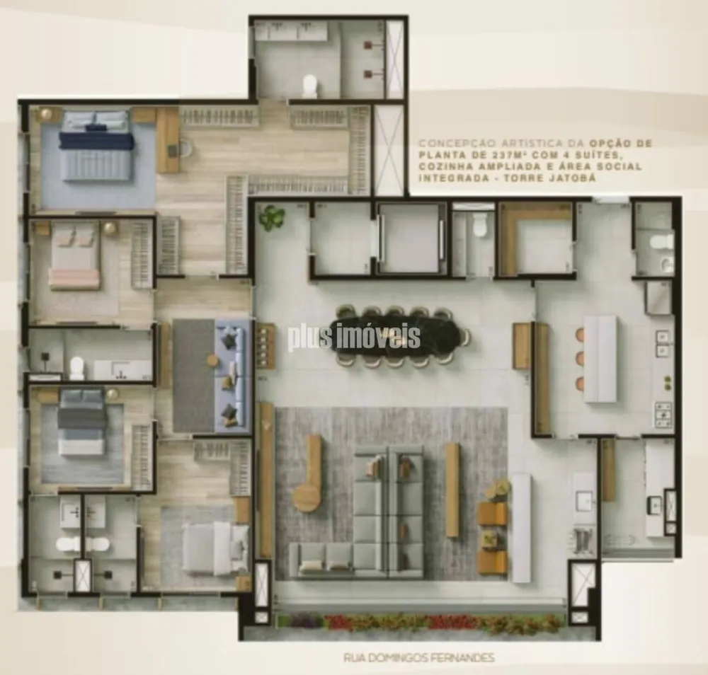 Apartamento, 4 quartos, 237 m² - Foto 3