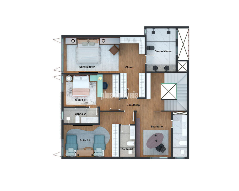 Casa de Condomínio, 4 quartos - Foto 18