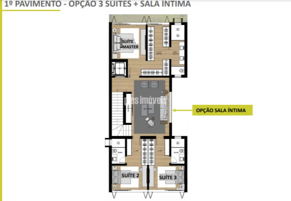 Casa de Condomínio, 3 quartos - Foto 4